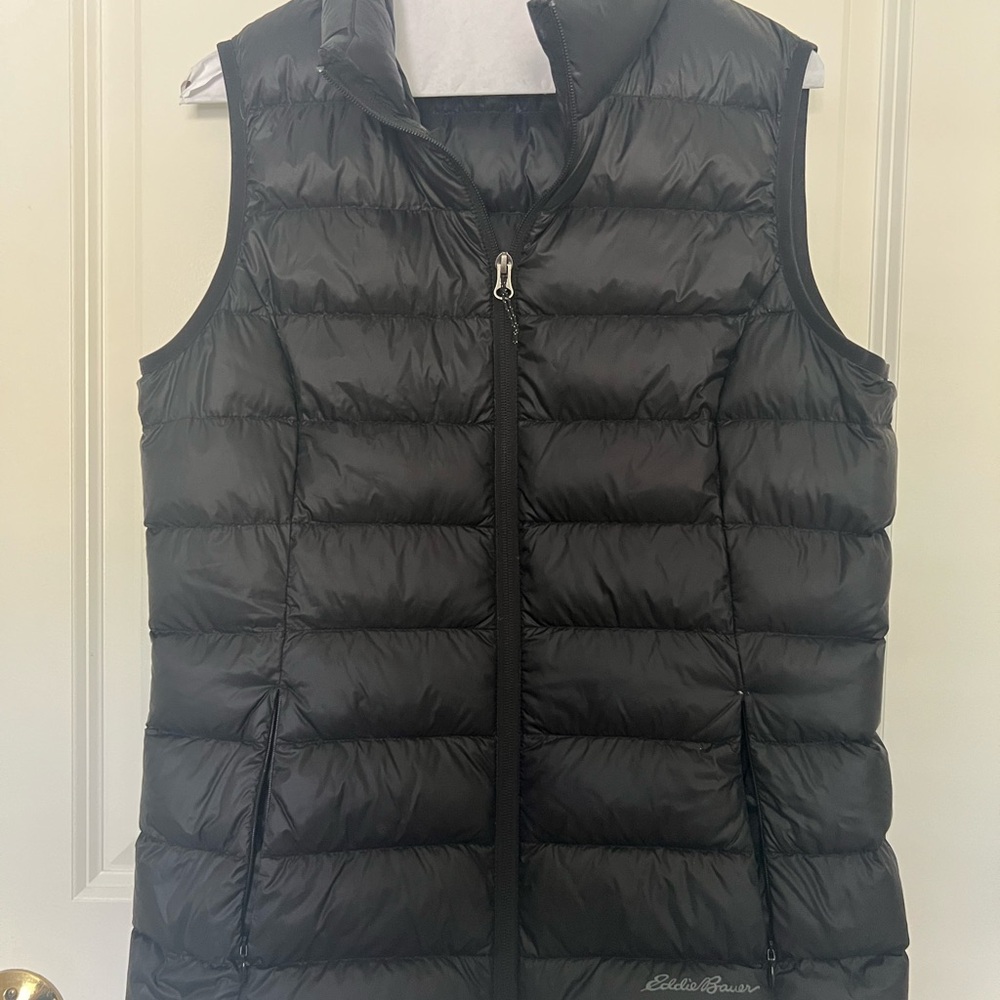 Eddie Bauer Charcoal Puffer Vest